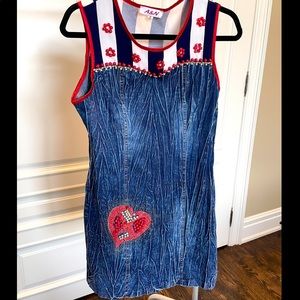 Denim Bedazzled Dress